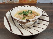Grilled Sakhalin surf clam