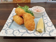 Deep-fried oysters