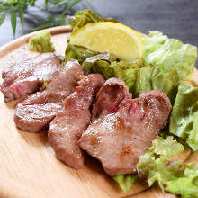 Grilled beef tongue