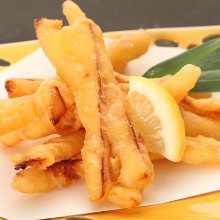 Dried shredded squid tempura