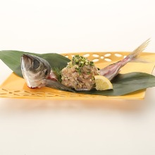 Horse mackerel Namero (chopped horse mackerel with miso)