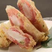 Japanese yam fritter