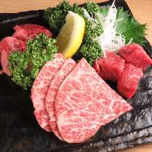 Assorted Wagyu beef, 3 kinds