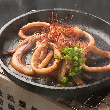 Stir-fried squid liver