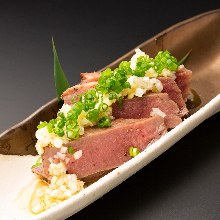 Negi tan shio (salted tongue with green onions)