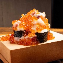 Overflowing Seafood Sushi
