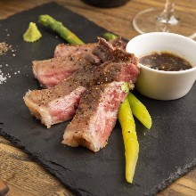 Wagyu beef sirloin steak