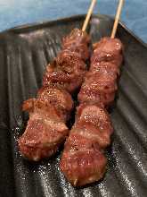 Grilled gizzard skewer(salt, sauce, spice)