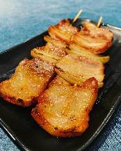 Grilled pork skewer