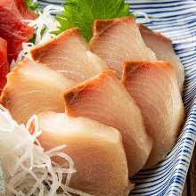 Yellowtail sashimi