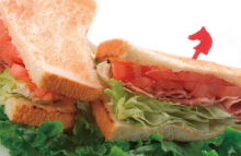 Bacon lettuce tomato sandwich