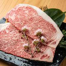 Wagyu beef yakishabu