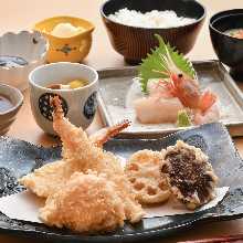 Tempura meal set (Tsuki)
