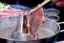 Wagyu beef shabu-shabu