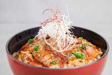 Grilled pork rice bowl