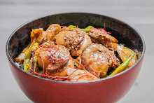 Teriyaki scallops rice bowl