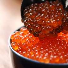 Salmon roe rice bowl