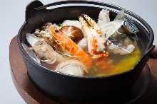 Seafood hotpot
