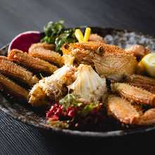 Boiled kegani (horsehair crab)