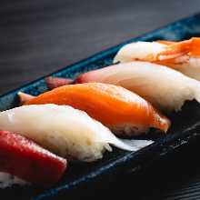 Assorted nigiri sushi