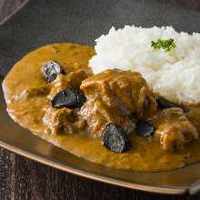 Beef tongue curry