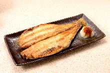 Grilled atka mackerel