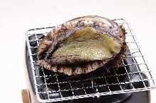 Grilled dancing abalone