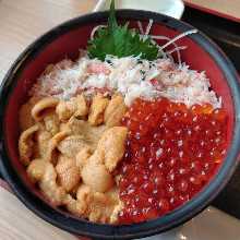 Tricolor rice bowl