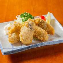 Deep-fried oysters