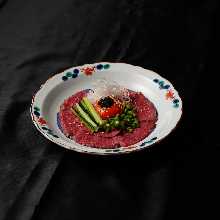 Wagyu beef steak tartare