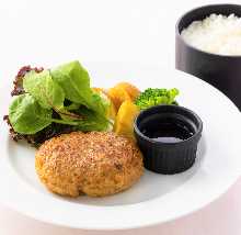 Hamburg steak set