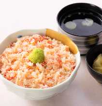 Crab rice bowl