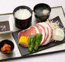 lamb jingiskan set meal