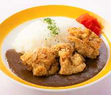 Fried food curry