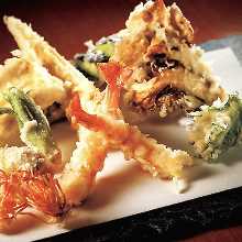 Assorted tempura