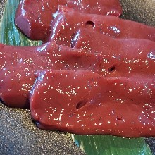 Beef liver (yakiniku)