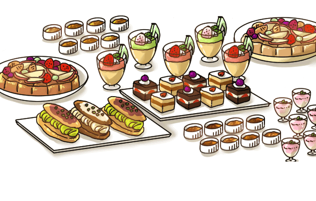 Food Buffet Cartoon - Latest Buffet Ideas