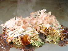 Hiroshima-style okonomiyaki