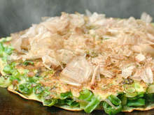 Scallion okonomiyaki