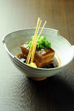 Simmered pork belly