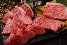 Assorted wagyu beef, 5 kinds