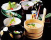 Colorful Kyoto Sophisticated Traditional Japanese Meal – Shohaku  (10 dishes, tofu skin in wooden bucket included)