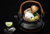 Steamed Matsutake Mushrooms in Earthenware Teapot (autumn)