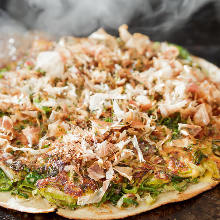 Scallion okonomiyaki