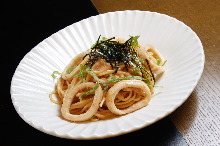 Spaghetti with mentaiko