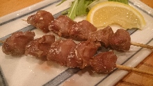 Salted and grilled gizzard