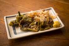 Seared Manganji peppers