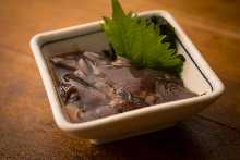 Firefly squid pickled in soy sauce