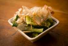 Smashed cucumber salad