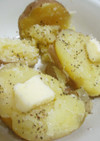 Steamed potatoes with butter